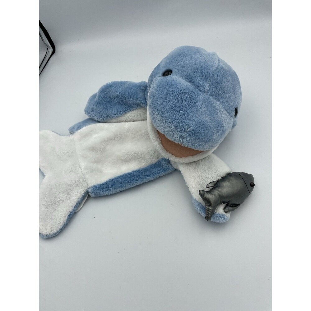 Gund Dolphin Soft Hand Puppets Plush 10"  Animal Sea Creature Bottle Nose